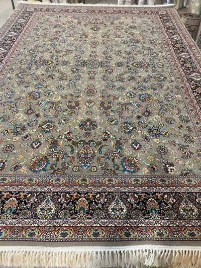 فرش ماشینی کاشان 700 شانه نقشه 1016