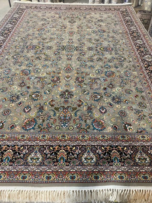 فرش ماشینی کاشان 700 شانه نقشه 1016