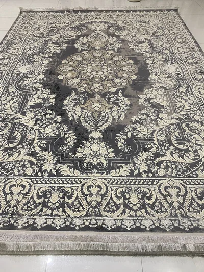 فرش ماشینی کاشان700 شانه 12متری  کد809 برجسته