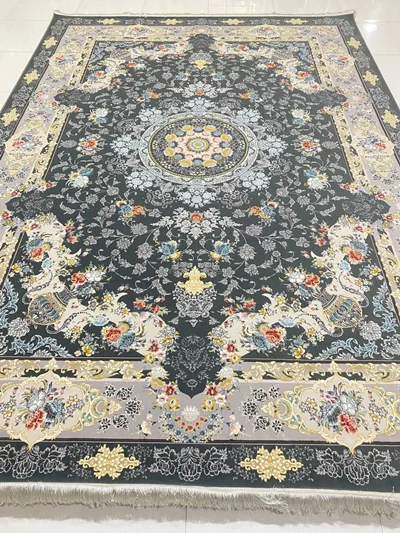 فرش ماشینی کاشان700 شانه9متری  کد815