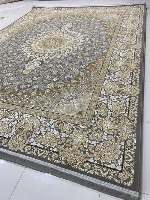 فرش 1200 شانه ماشینی کاشان  درجه یک صادراتی کد1212 برجسته