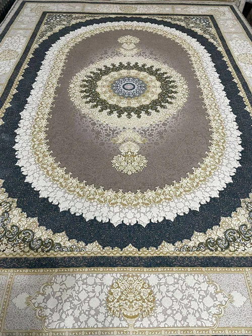 فرش ماشینی کاشان1200 شانه تک 12متری کد1006