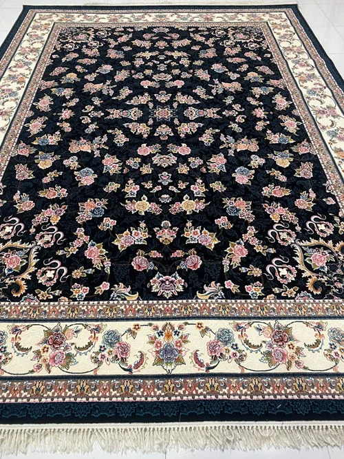 فرش ماشینی کاشان700 شانه 9متری  کد706برجسته