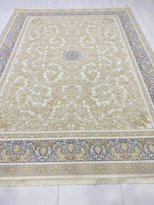 فرش 6متری  1200 شانه ماشینی کاشان  درجه یک صادراتی کد 1464 برجسته
