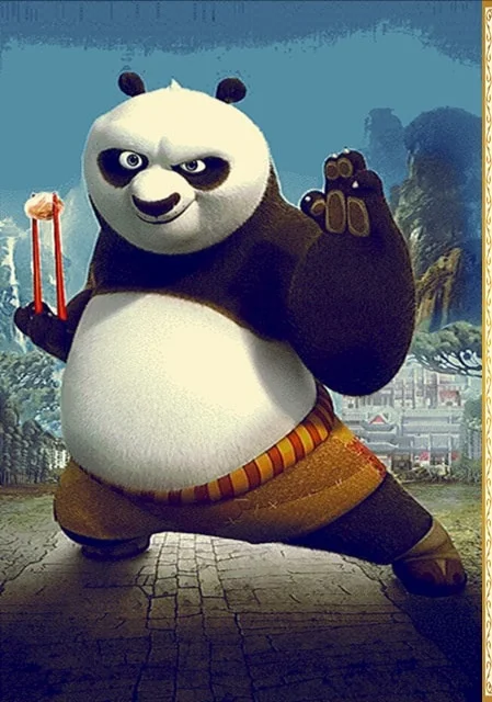 فرش فانتزی کودک طرح پاندا