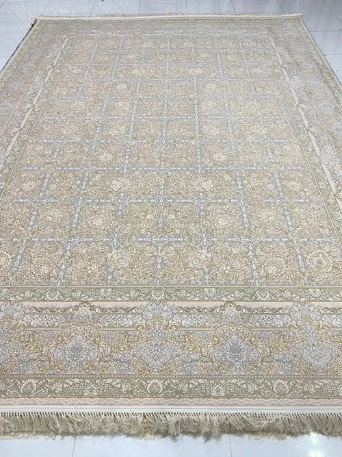 فرش ماشینی کاشان1200 شانه تک 12متری کد 1103 برجسته