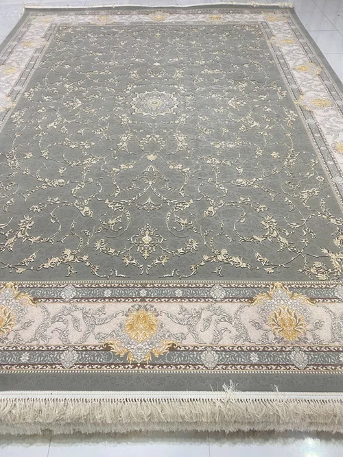 فرش ماشینی کاشان1200 شانه تک 12متری کد 1107 برجسته