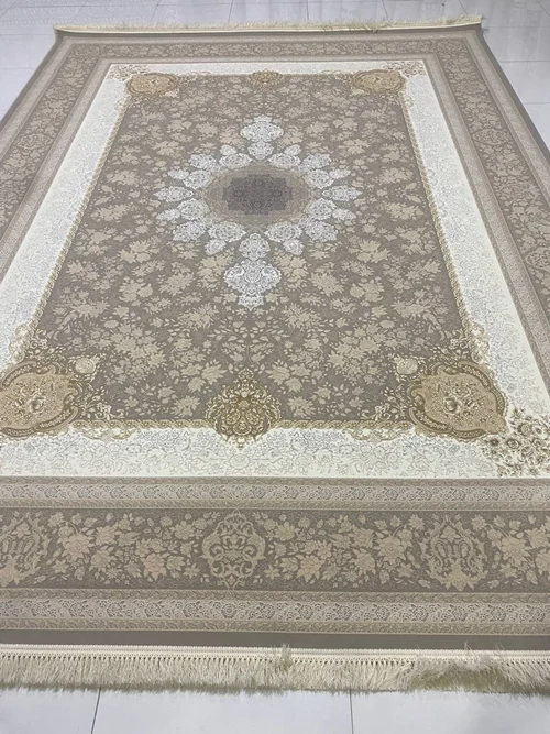 فرش 1200 شانه ماشینی کاشان  درجه یک صادراتی کد 1471برجسته