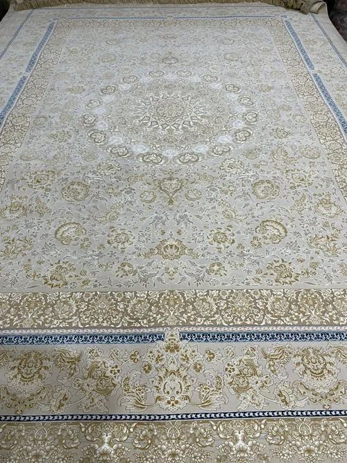 فرش ماشینی کاشان1200 شانه تک 12متری کد1004