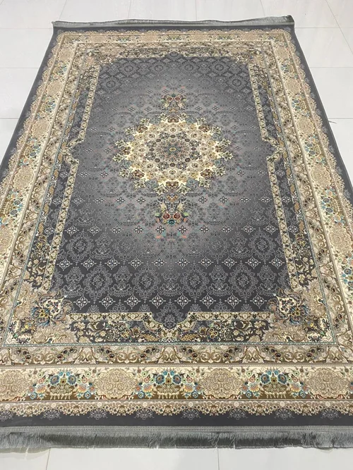 فرش1200 شانه ماشینی کاشان  درجه یک صادراتی  کد1402برجسته