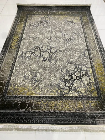 فرش ماشینی کاشان700 شانه 6متری  کد808 برجسته
